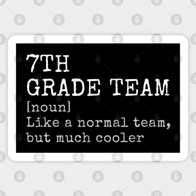 7th-grade team definition offensive teacher Sticker by Kuantiel